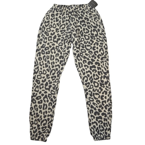 Grayson Threads Leopard Print Jogger Pants, Size XS - Picture 2 of 8